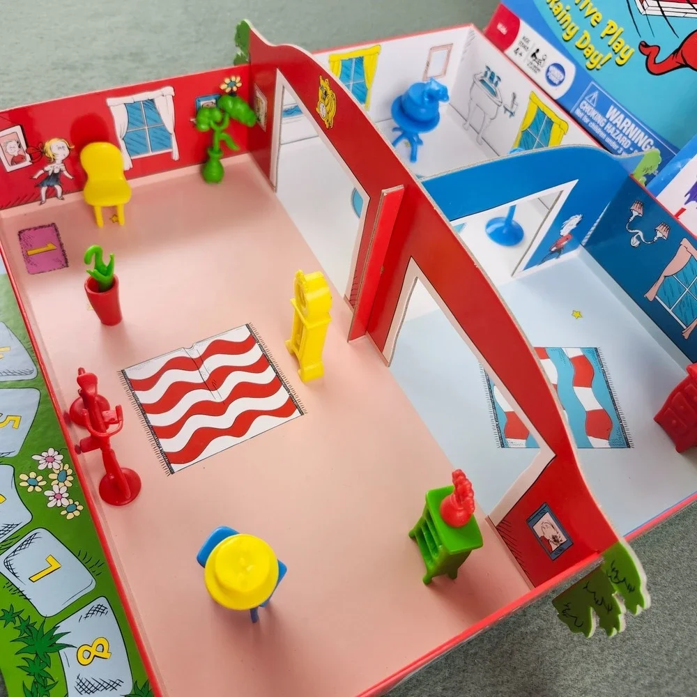 Dr. Seuss Whirly Fun Game COMPLETE Wonder Forge 2016 Kids Family Cat in the Hat